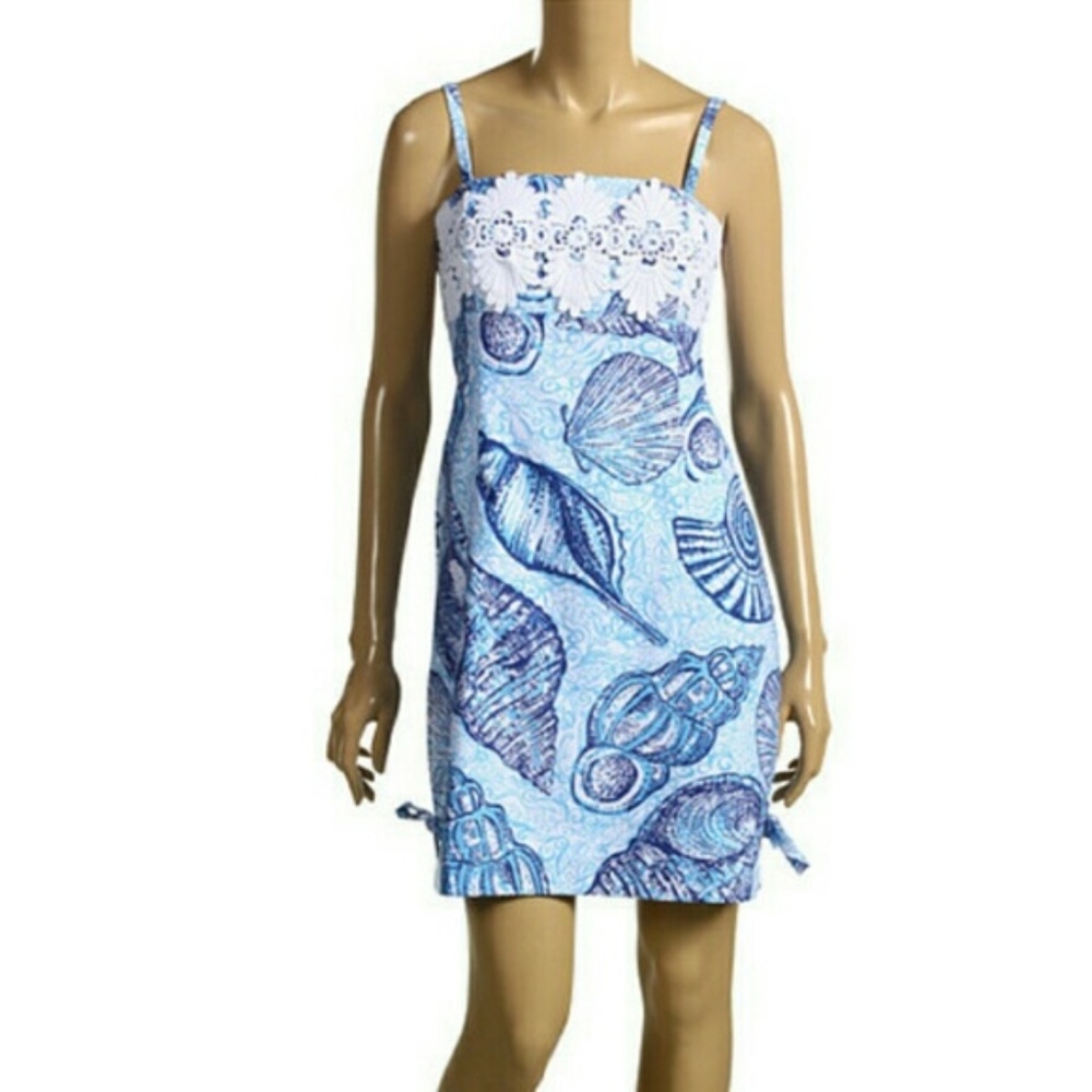 Lily Pulitzer Stuffed Shells Shift Dress - Size 6
